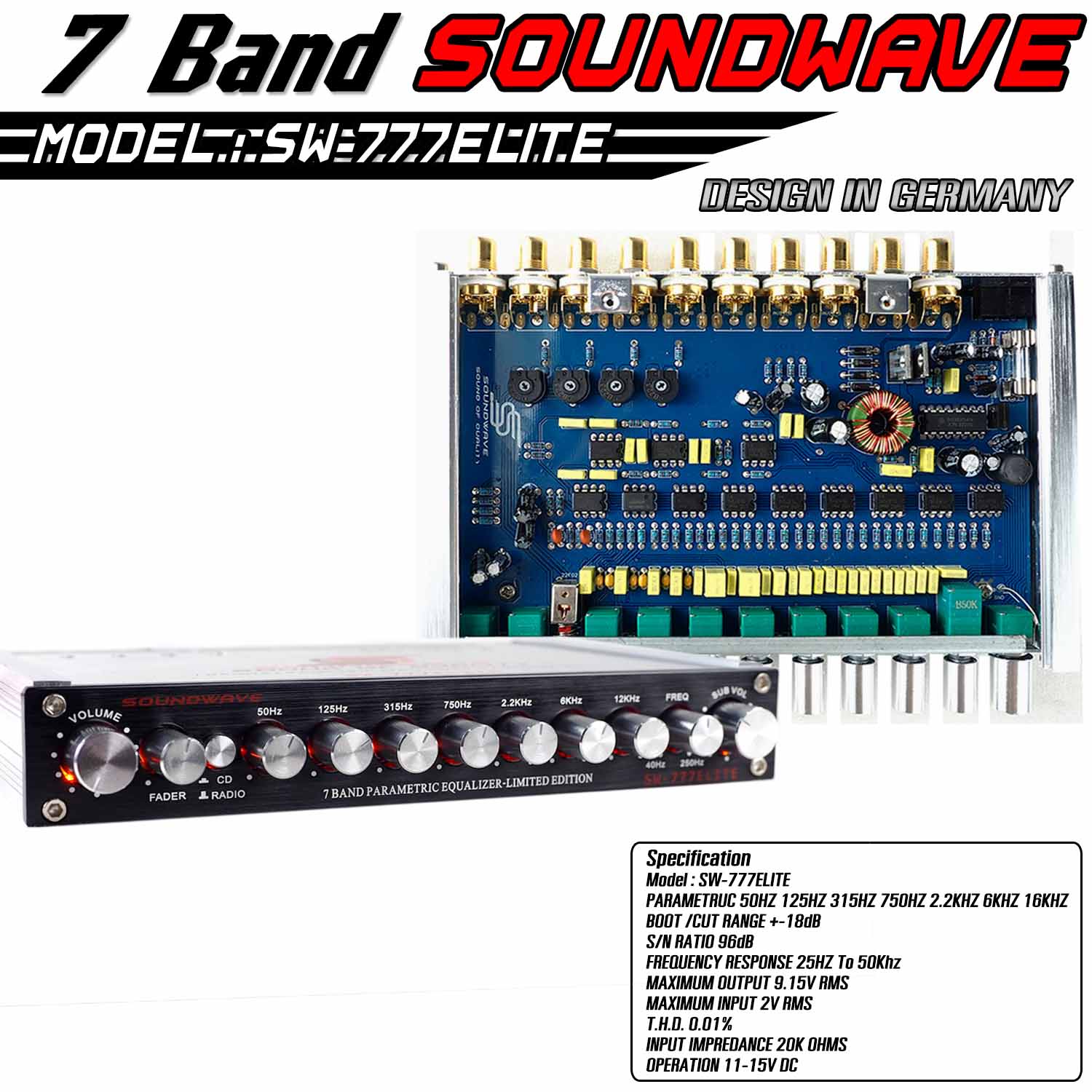 ปรี 7แบรนด์ SW-777ELITE SOUNDWAVE