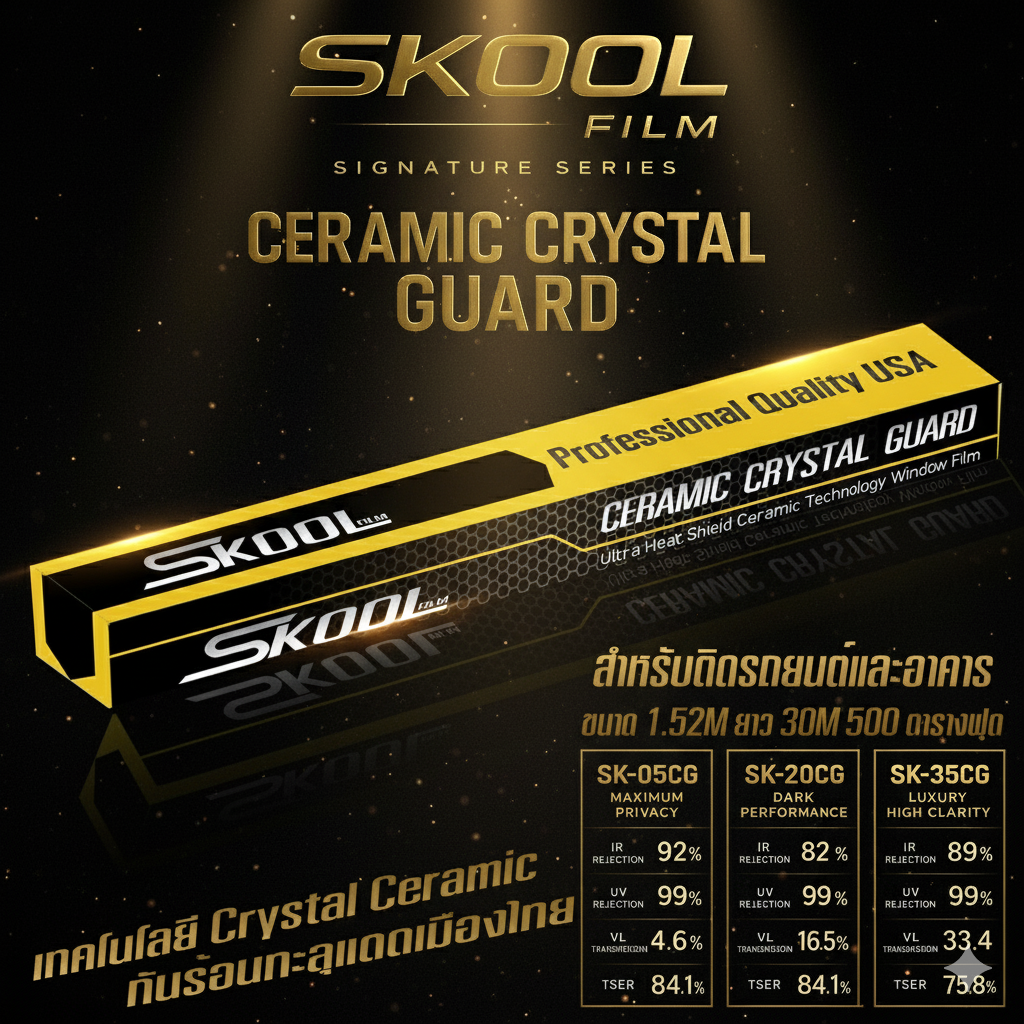 SKOOL Ceramic Crystale Guard Film 40%